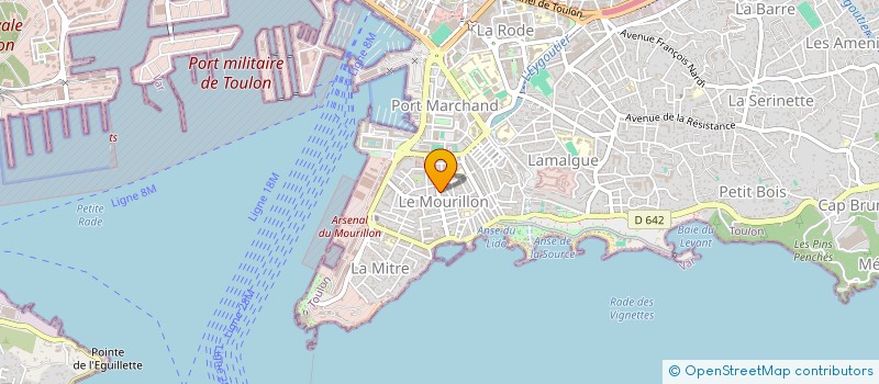 localisation de l'entreprise SCI LUCIE  TOULON