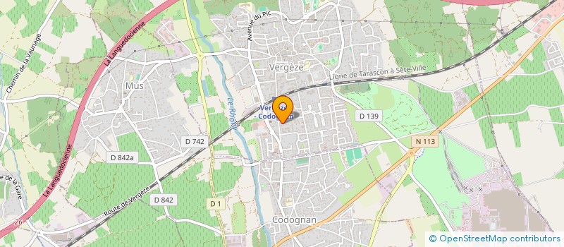 localisation de l'entreprise SCI LUCIE  VERGEZE