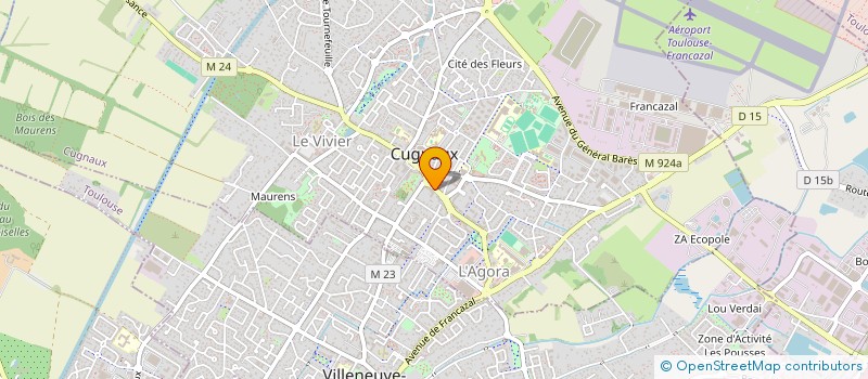 localisation de l'entreprise SCI LUCIE  CUGNAUX