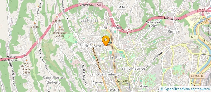 localisation de l'entreprise SCI LUCIE à NICE