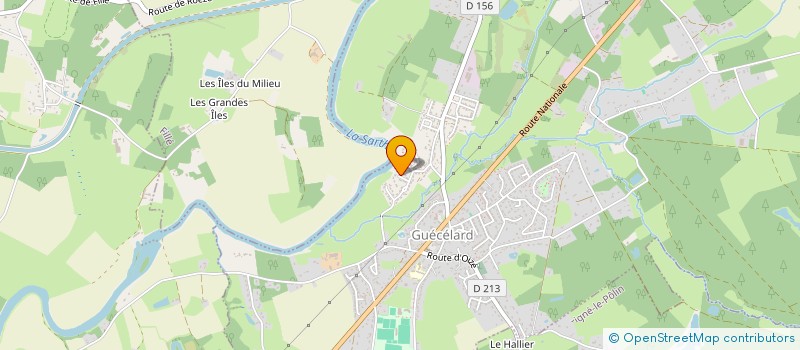 localisation de l'entreprise SCI LUCIE AUGUSTIN  GUECELARD