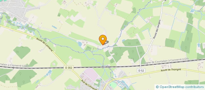 localisation de l'entreprise SCI LUCIE CHAILLOU  THORIGNE SUR DUE