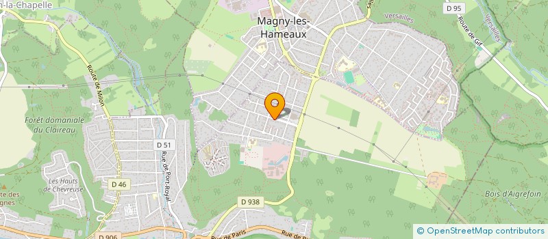 localisation de l'entreprise SCI LUCIE ET RAPHAEL  SAINT-REMY-LES-CHEVREUSE