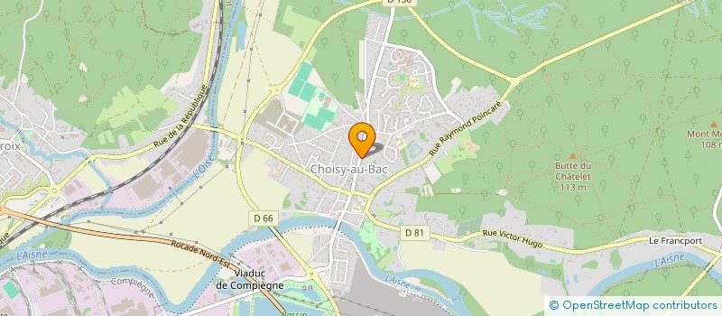 localisation de l'entreprise SCI LUCIE IMMOBILIERE  CHOISY-AU-BAC