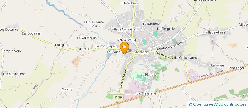 localisation de l'entreprise SCI LUCIE - MAELLE  MARIGNY-LE-LOZON