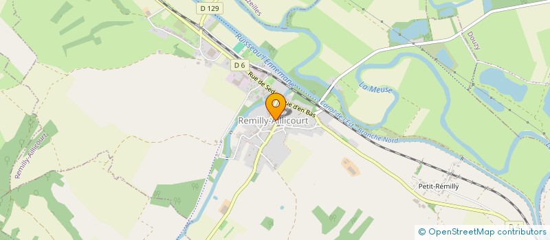 localisation de l'entreprise SCI LUCIE MATHEIM  REMILLY-AILLICOURT