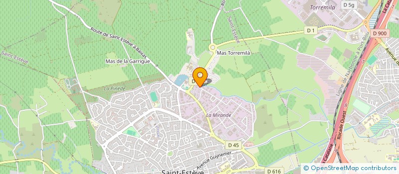 localisation de l'entreprise SCI LUCIE-MICKA  SAINT-ESTEVE