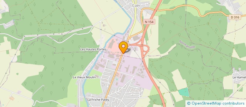 localisation de l'entreprise SCI LUCIEN  NORMANVILLE