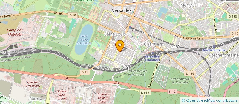 localisation de l'entreprise SCI LUCIEN à VERSAILLES