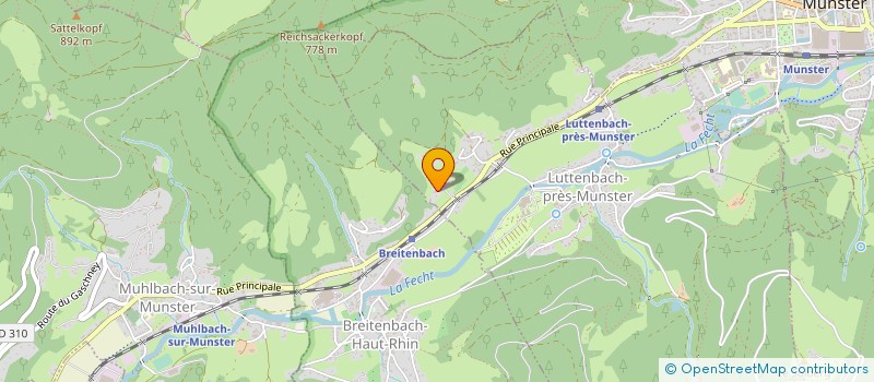 localisation de l'entreprise SCI LUCIEN  LUTTENBACH-PRES-MUNSTER