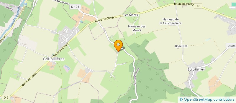 localisation de l'entreprise SCI LUCIEN  GOUPILLIERES