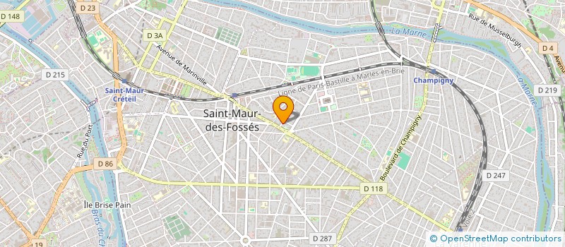 localisation de l'entreprise SCI LUCIEN P.B.P à SAINT-MAUR-DES-FOSSES