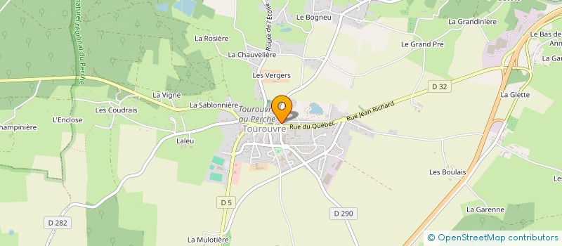 localisation de l'entreprise SCI LUCILE à TOUROUVRE AU PERCHE