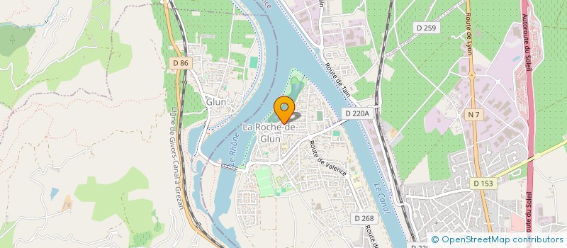 localisation de l'entreprise SCI LUCILE  CHANOS-CURSON