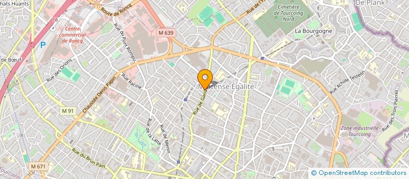 localisation de l'entreprise SCI LUCILE  TOURCOING