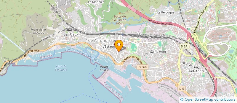 localisation de l'entreprise SCI LUCILLE à MARSEILLE