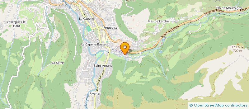 localisation de l'entreprise SCI LUCIMAR  ST-AFFRIQUE