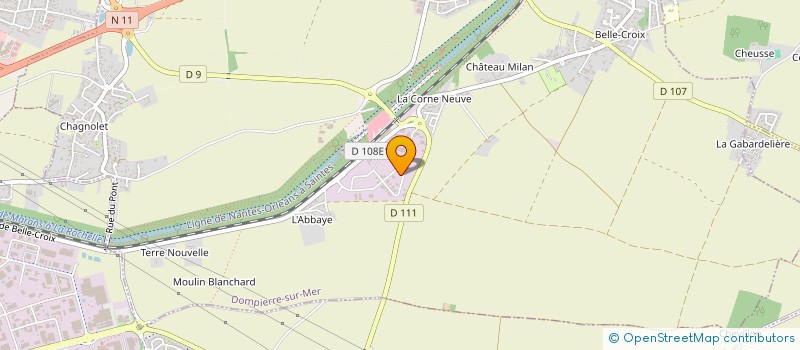 localisation de l'entreprise SCI LUCIMONTAINE  DOMPIERRE-SUR-MER