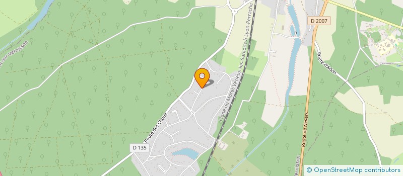localisation de l'entreprise SCI LUCINA 45  NOGENT-SUR-VERNISSON
