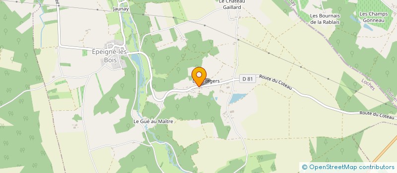 localisation de l'entreprise SCI LUCIOLE  EPEIGNE-LES-BOIS