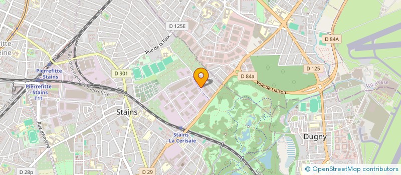 localisation de l'entreprise SCI LUCIOLE à STAINS