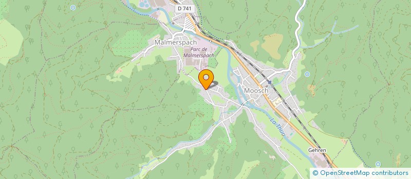 localisation de l'entreprise SCI LUCIOLE  MOOSCH