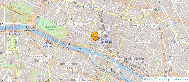 localisation de l'entreprise SCI LUCIOLES  PARIS