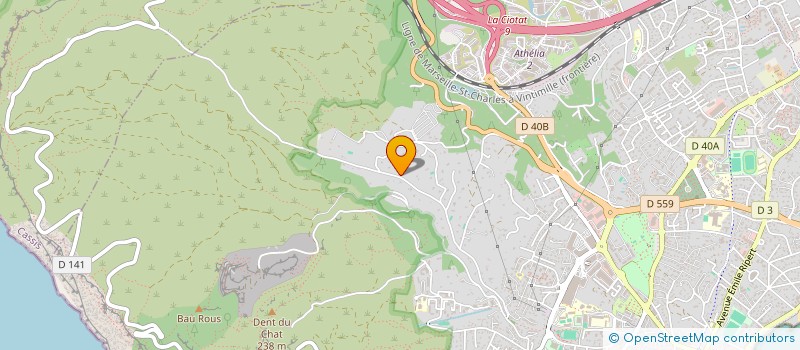 localisation de l'entreprise SCI LUCIPIERRE  LA CIOTAT