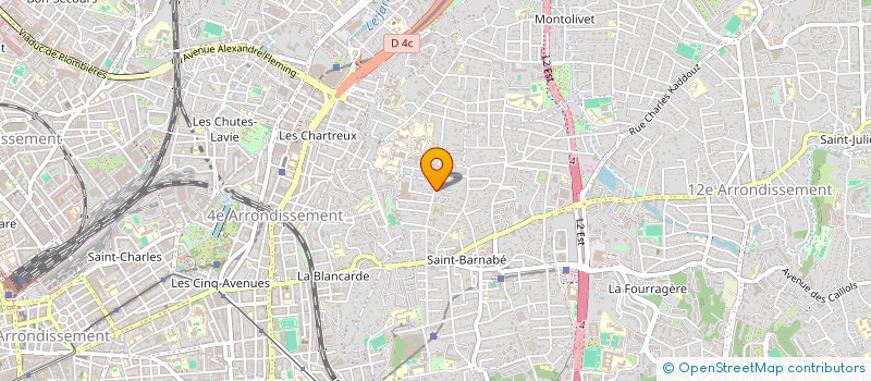 localisation de l'entreprise SCI LUCIRE à MARSEILLE