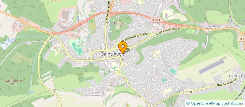 localisation de l'entreprise SCI LUCISA à SAINT-AVOLD
