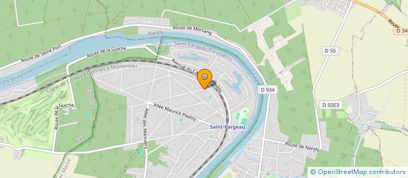 localisation de l'entreprise SCI LUCITOINE  SAINT-FARGEAU-PONTHIERRY