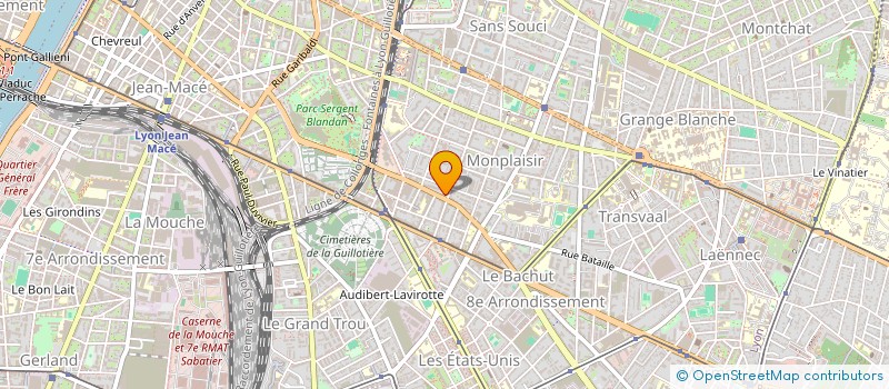 localisation de l'entreprise SCI LUCJEANVA  LYON