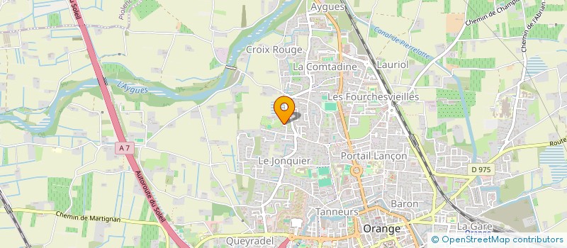 localisation de l'entreprise SCI LUCK  ORANGE