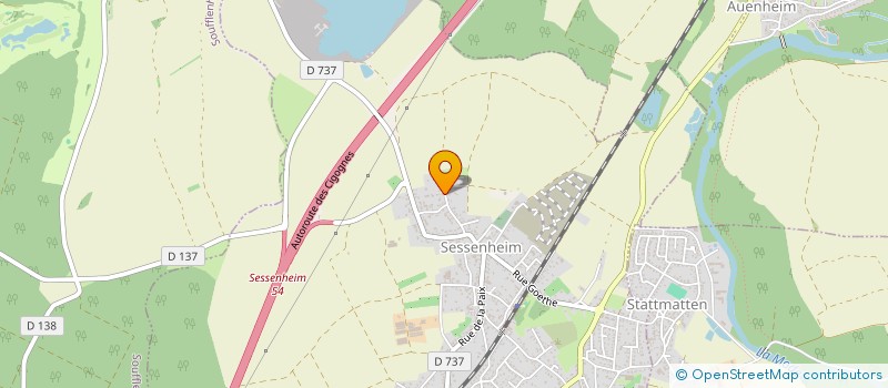 localisation de l'entreprise SCI LUCK'ATY  SESSENHEIM