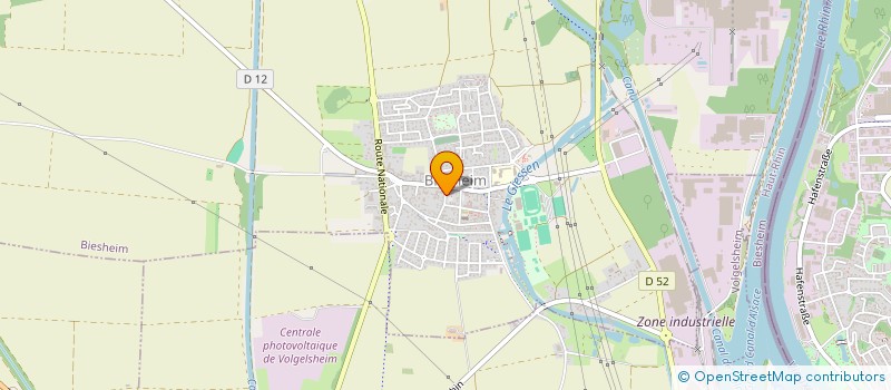 localisation de l'entreprise SCI LUCKY  BIESHEIM