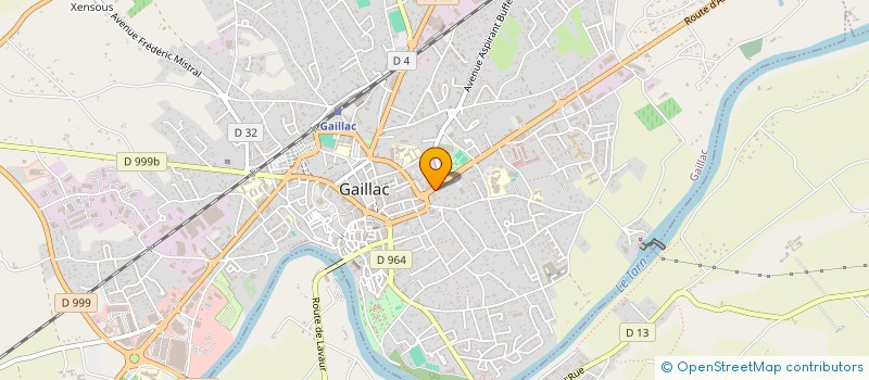localisation de l'entreprise SCI LUCKY  GAILLAC