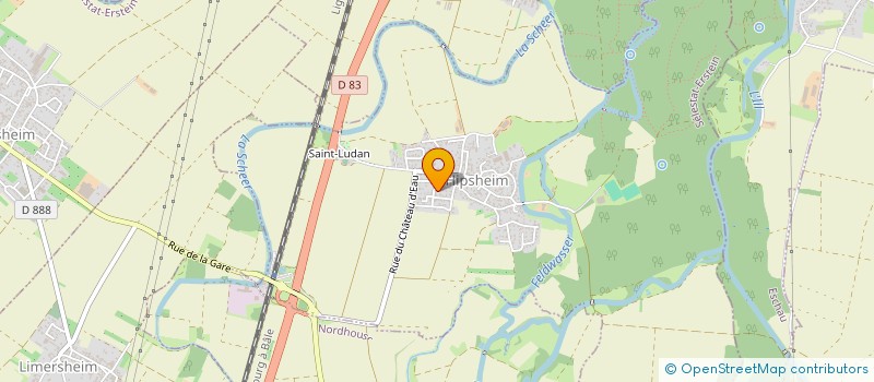 localisation de l'entreprise SCI LUCKY  ERSTEIN