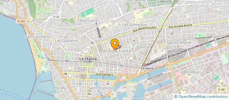 localisation de l'entreprise SCI LUCLELY à LE HAVRE