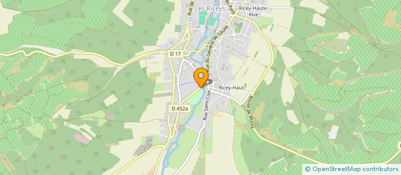 localisation de l'entreprise SCI LUCLONOT à LES RICEYS