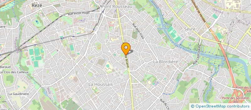 localisation de l'entreprise SCI LUCO  REZE