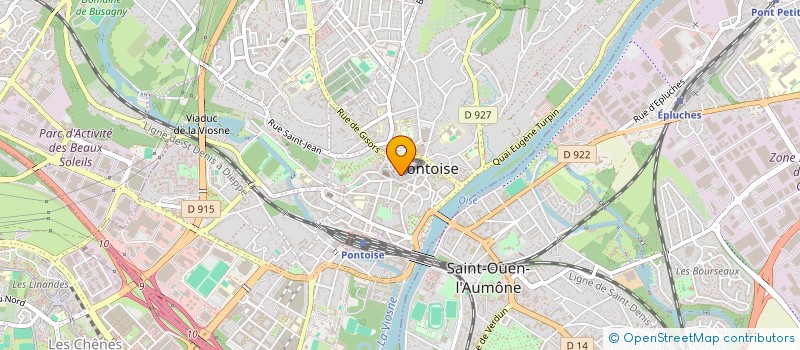 localisation de l'entreprise SCI LUCO & JURO  PONTOISE