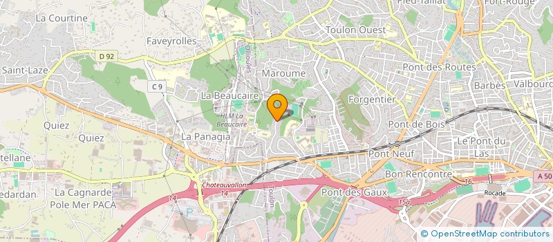 localisation de l'entreprise SCI LUCOT  TOULON