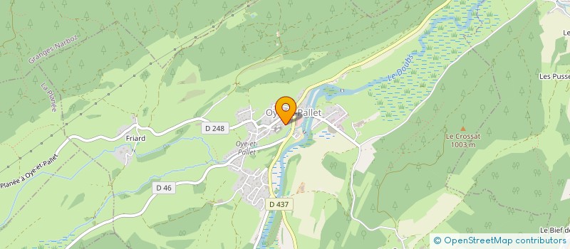 localisation de l'entreprise SCI LUCOTTE  OYE-ET-PALLET