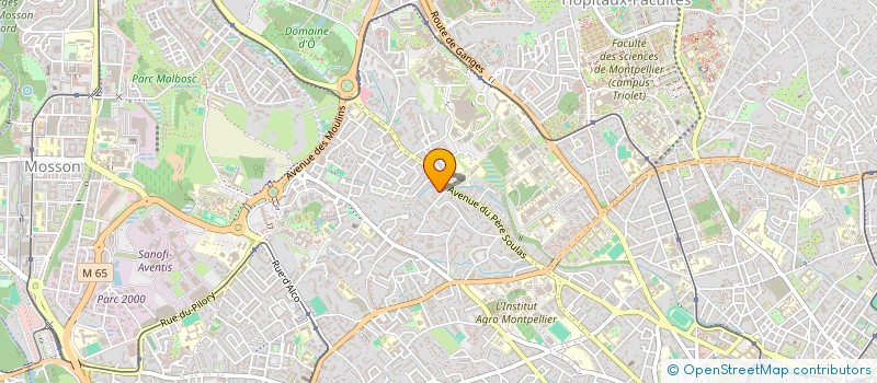 localisation de l'entreprise SCI LUCQUINVEST à MONTPELLIER