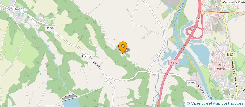 localisation de l'entreprise SCI LUCRAI  DUHORT-BACHEN