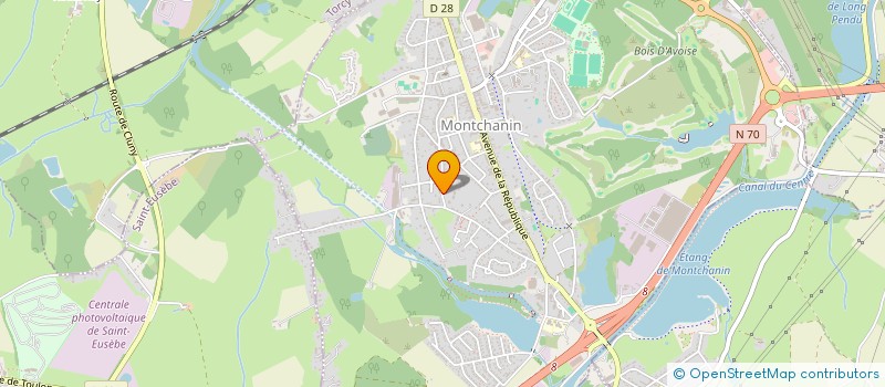 localisation de l'entreprise SCI LUCRE  MONTCHANIN