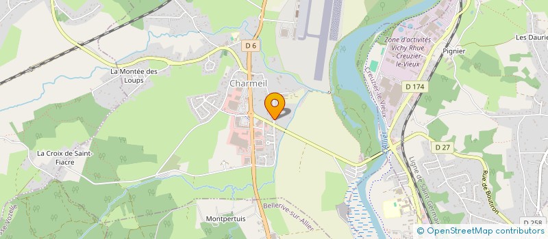 localisation de l'entreprise SCI LUCRISA  CHARMEIL