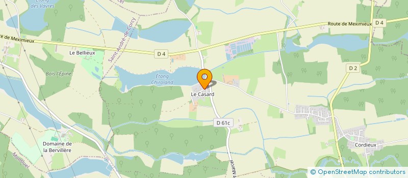 localisation de l'entreprise SCI LUCSI  MONTLUEL