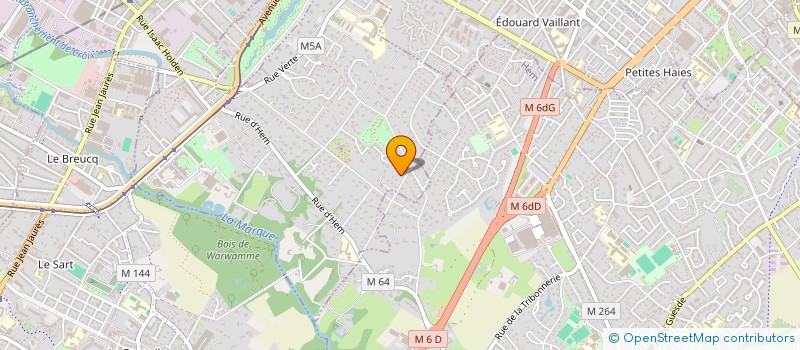 localisation de l'entreprise SCI LUCTOR à CROIX