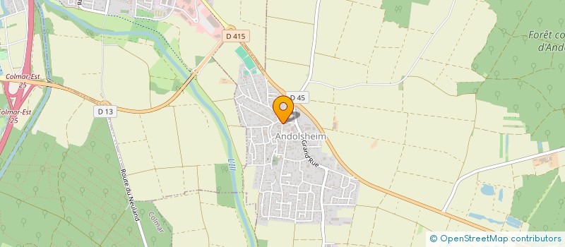 localisation de l'entreprise SCI LUCY  ANDOLSHEIM